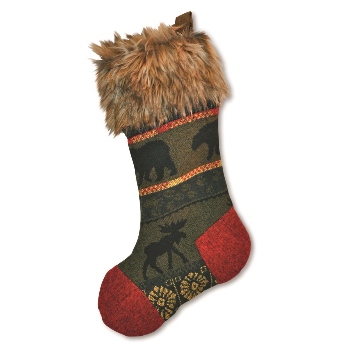Wooded River McWoods Christmas Stocking