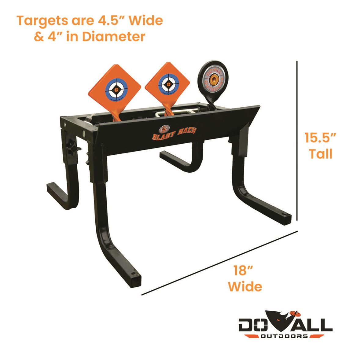 Do-All Outdoors Blast Back Automatic Pop-Up/Resetting Target, .17/.22