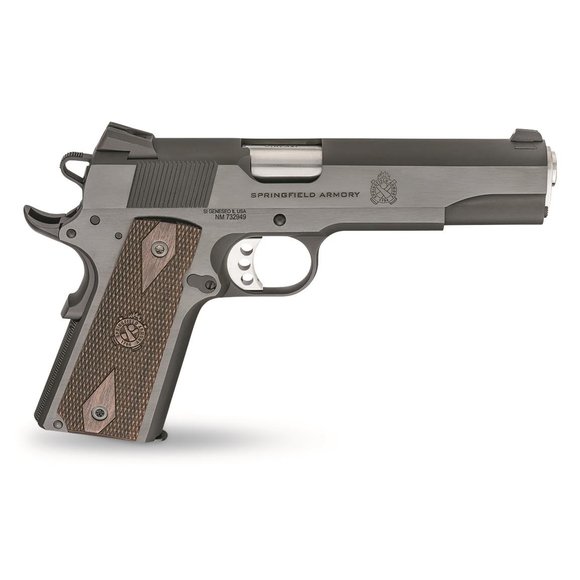 Springfield 1911 Garrison, Semi-automatic, 9mm, 5" Stainless Barrel, 9+1 Rounds