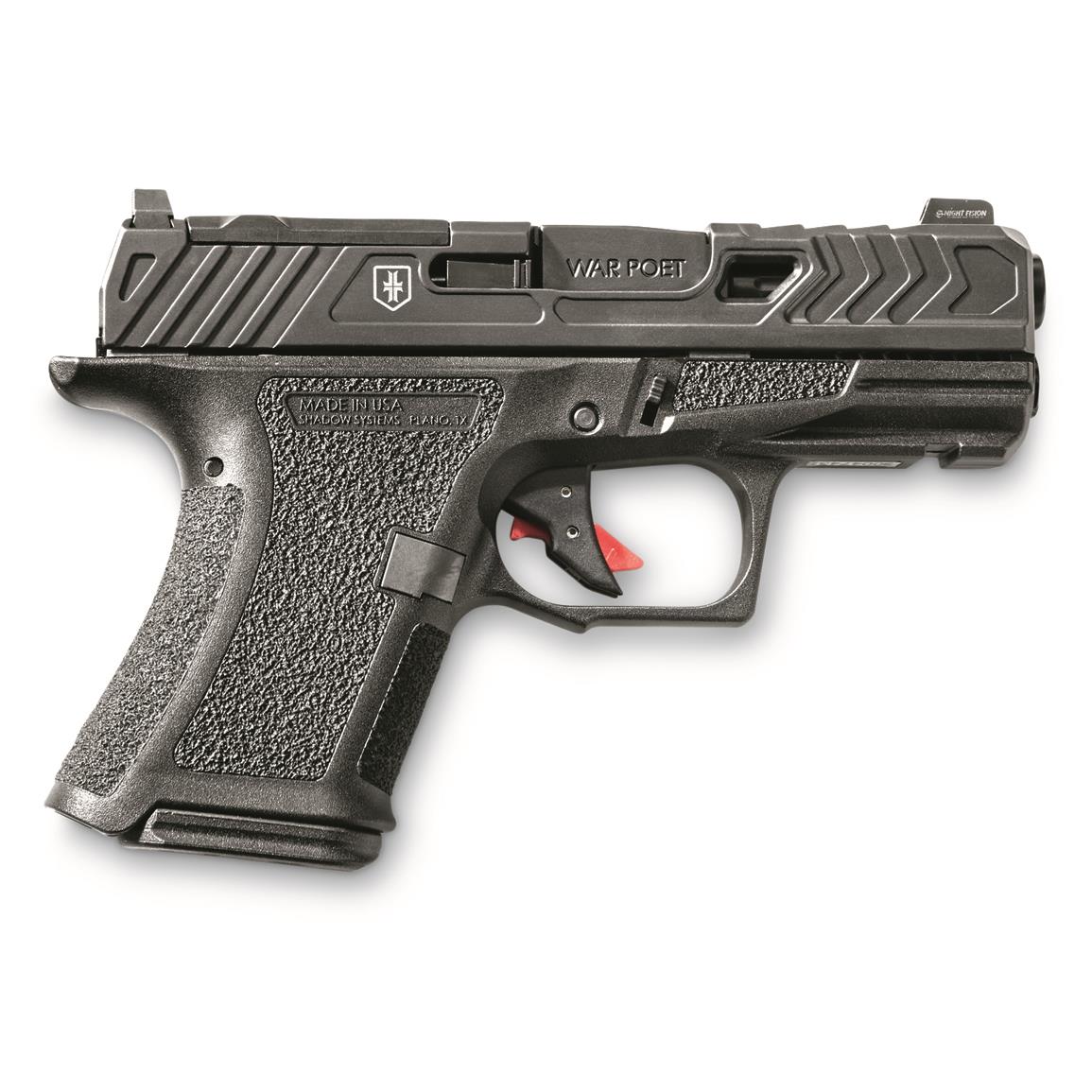 The War Poet Subcompact by Shadow Systems, 9mm, 3.41" Fluted Barrel, 10+1 Rounds