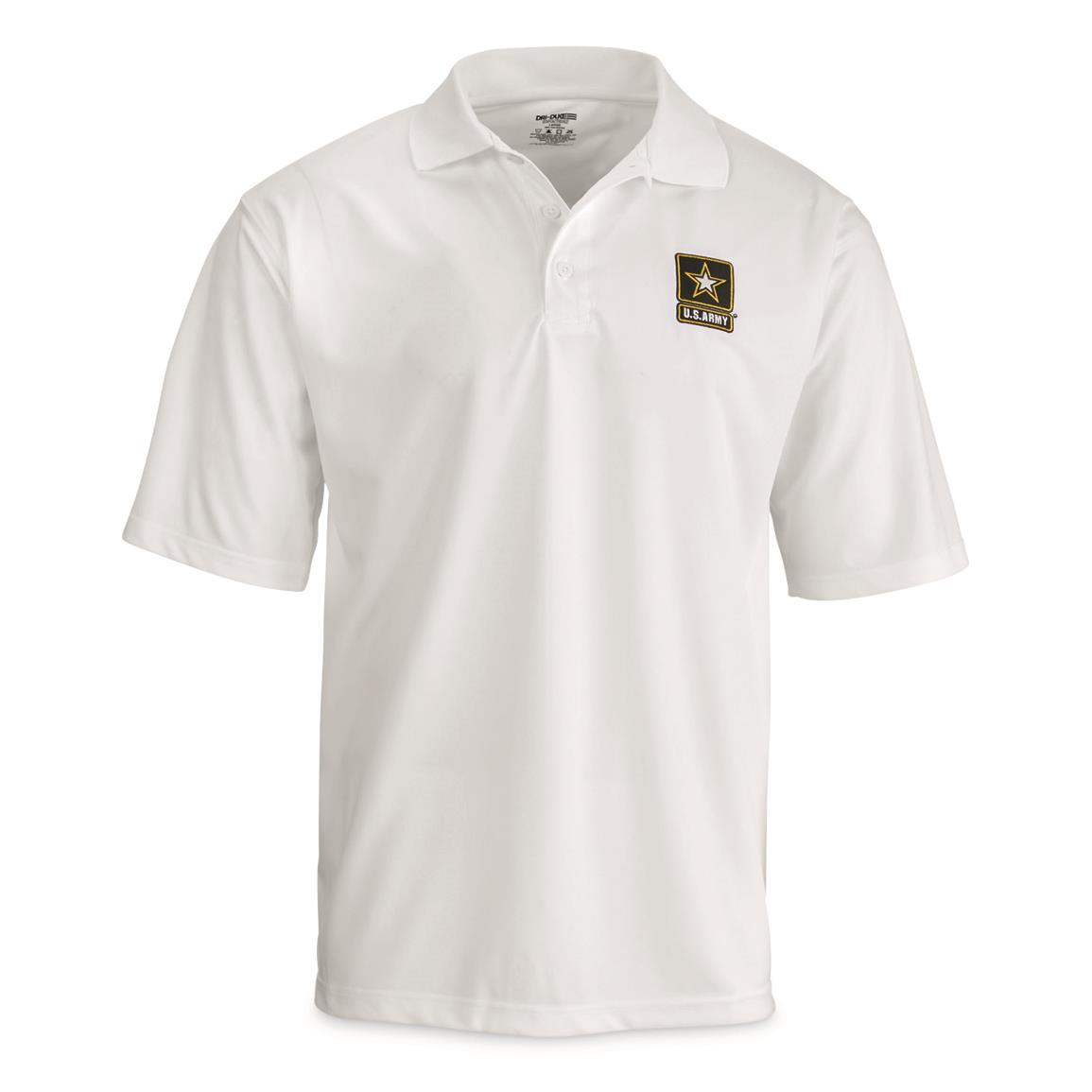 U.S. Army Polo Shirt, White