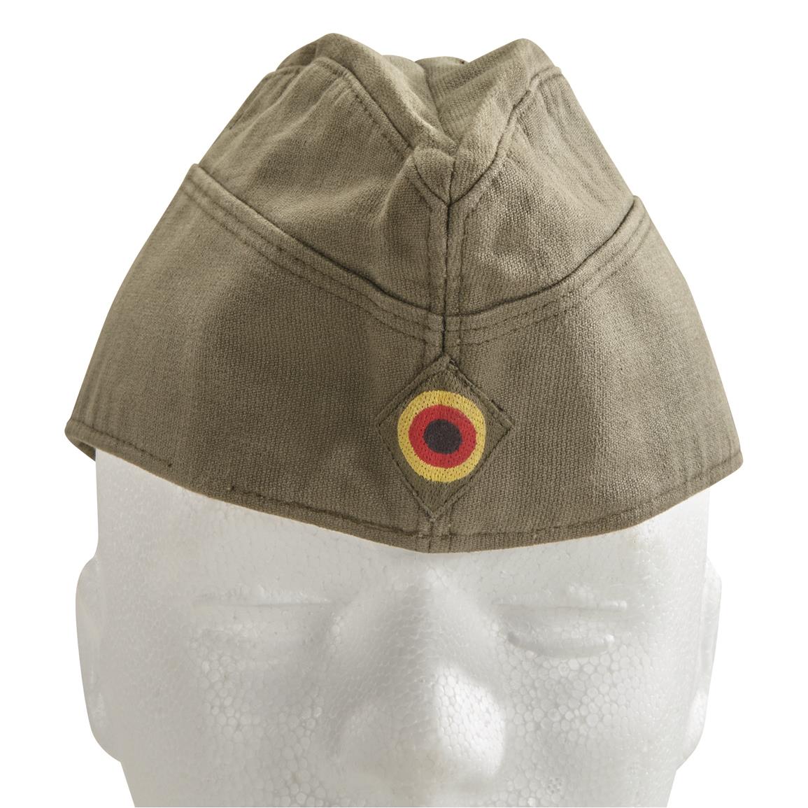 West German Military Surplus Bundeswehr Overseas Side Caps, 10 Pack, Used