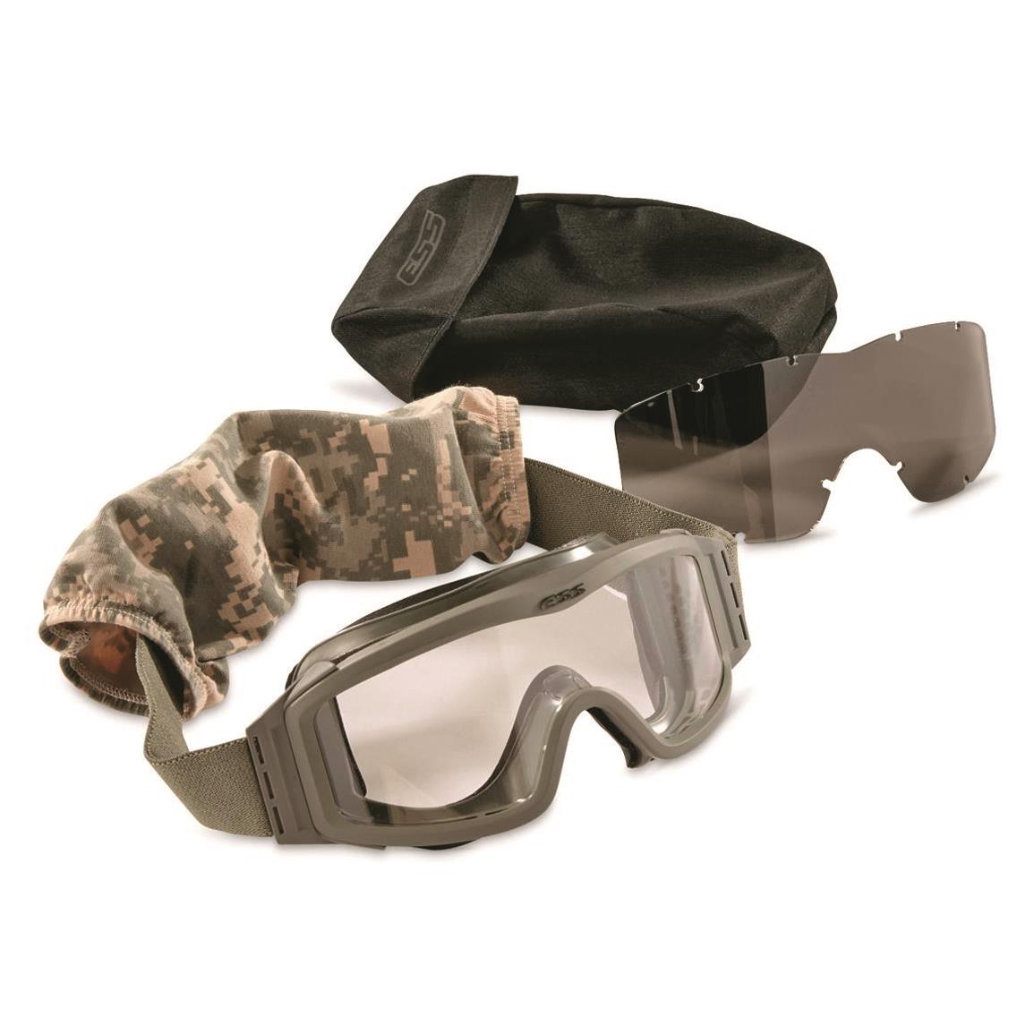 U.S. Military Surplus ESS Goggles, Used, Foliage