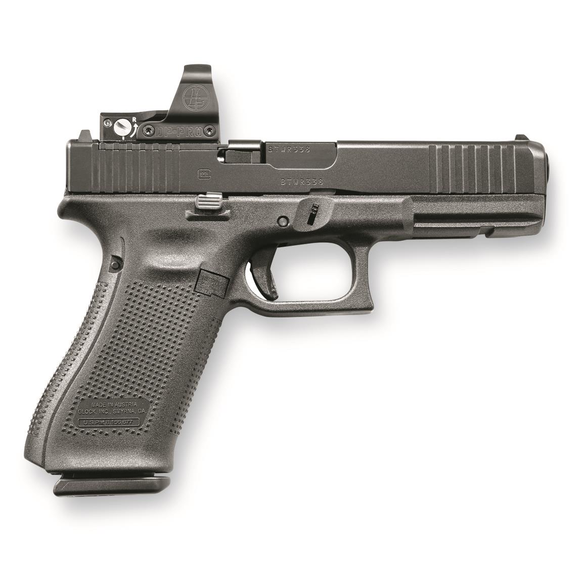 Glock 17 Gen5 MOS, Semi-Automatic, 9mm, 4.49" Barrel, 17+1 Rounds, Leupold DeltaPoint Pro