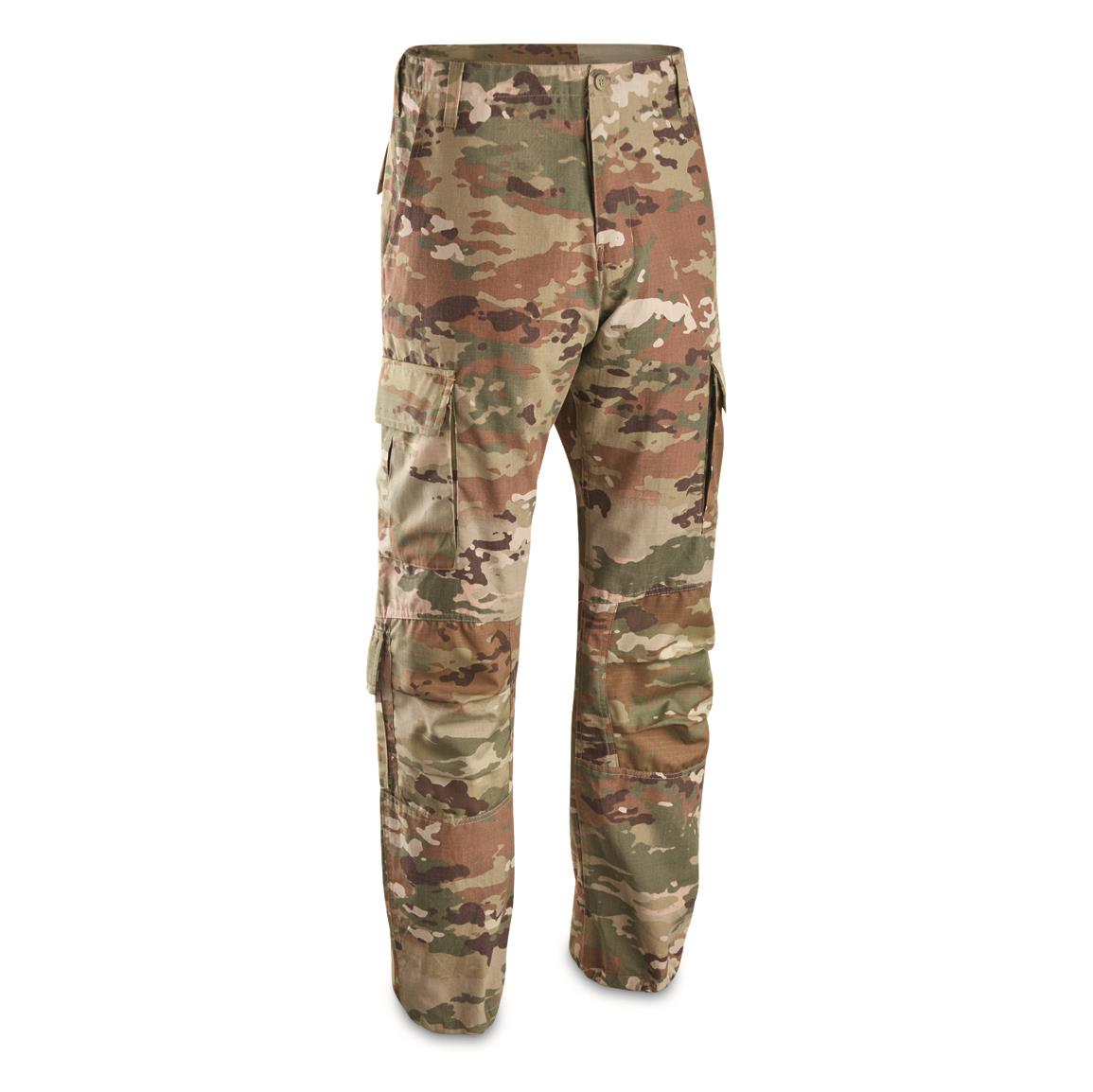 HQ ISSUE U.S. Military Style Ripstop BDU Pants, OCP Camo, OCP