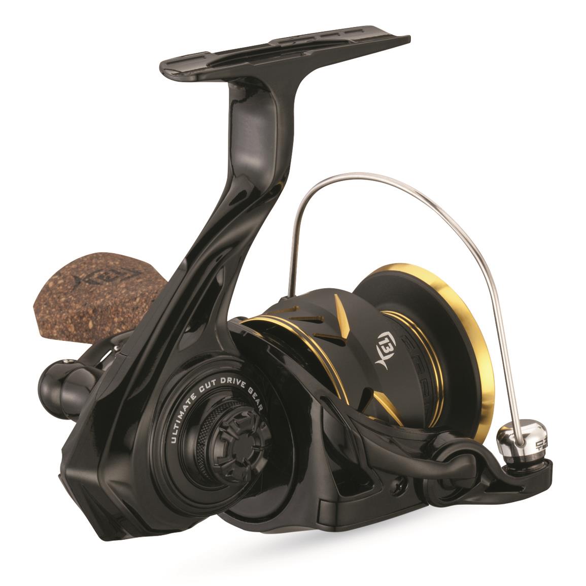 13 Fishing Blackout Spinning Reel, 5.2:1 Gear Ratio, Size 2000