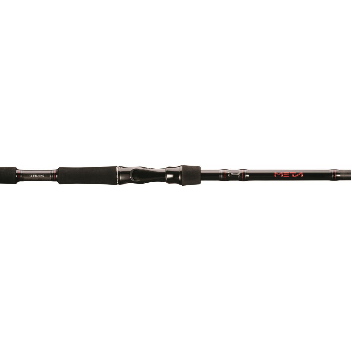 13 Fishing Meta Series Crank Casting Rod, 7'4" Length, Moderate Action