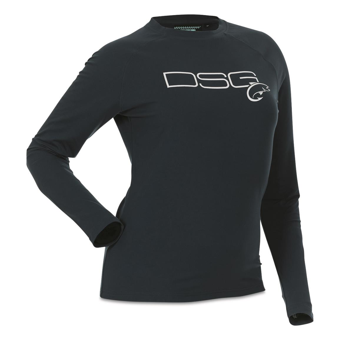 DSG Women's D-Tech Base Layer Pant - Black/Olive - My Cooling Store