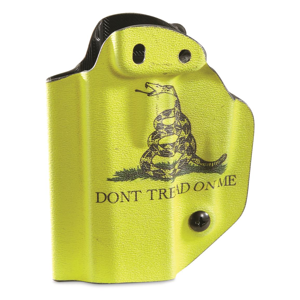 Mission First Tactical Ambidextrous Appendix IWB/OWB Holster, SIG SAUER  P365, Gadsden Flag - 729919, Fitted Holsters at Sportsman's Guide