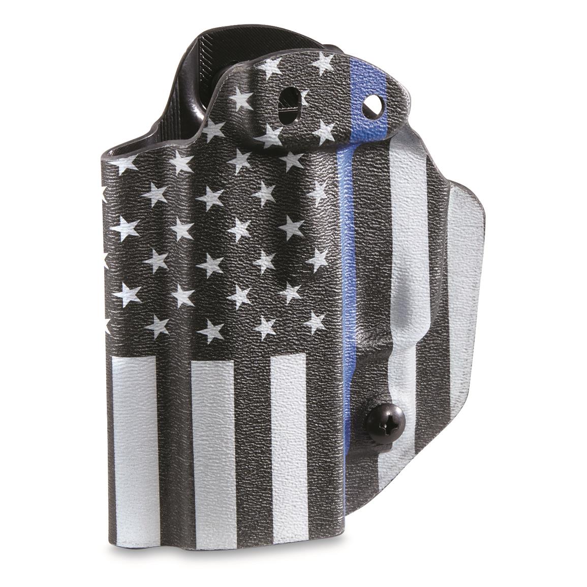 Mission First Tactical Ambidextrous Appendix IWB/OWB Holster, SIG SAUER P365, Thin Blue Line