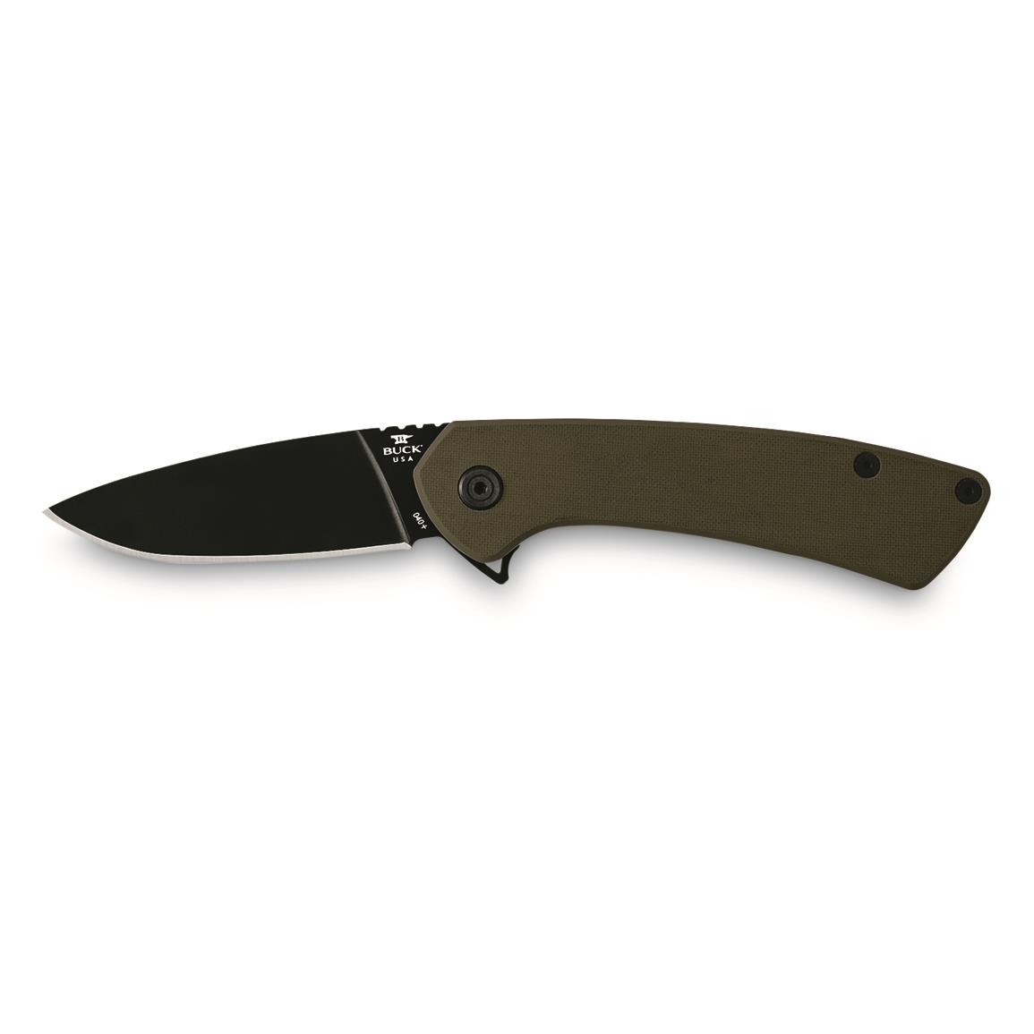 Buck Knives 040 Onset OD Cerakote Folding Knife, Olive Drab
