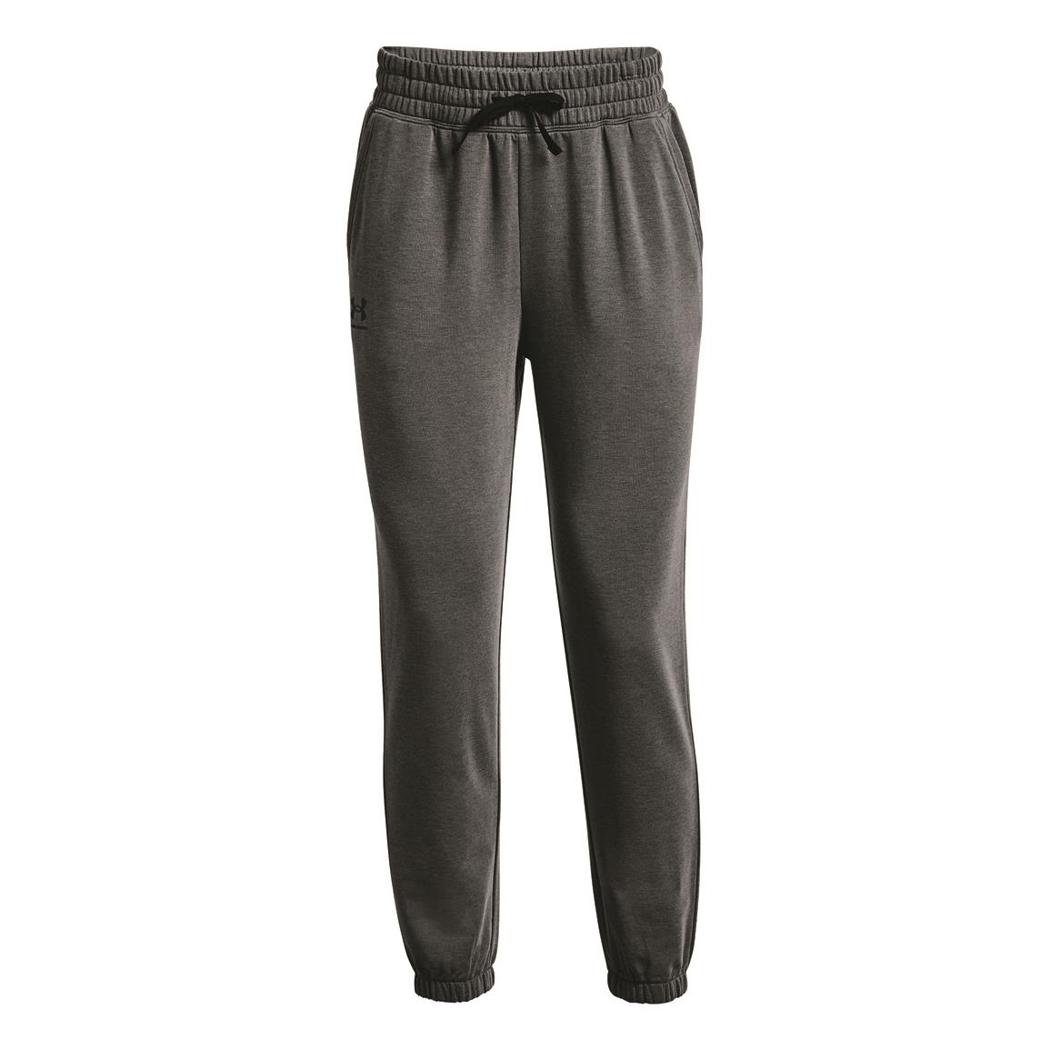 Under Armour Women's Rival Terry Joggers, Jet Gray