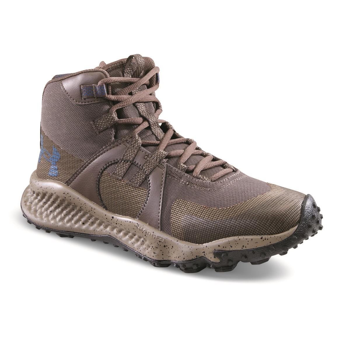 Under Armour Men's Charged Maven Trek Hiking Shoes, Peppercorn/brown Clay/varsity Blue