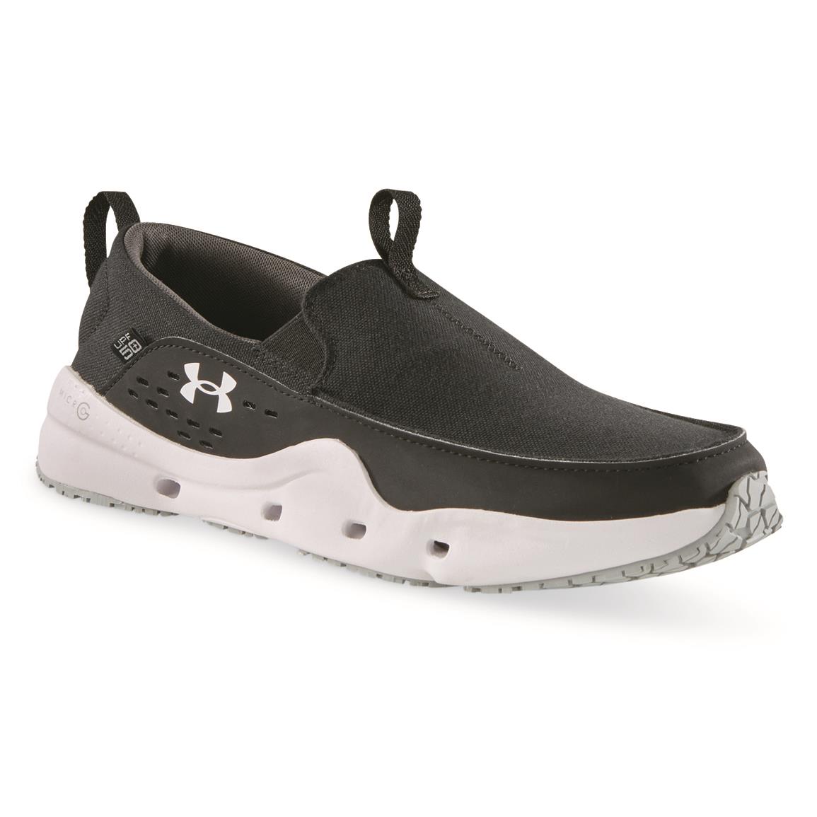 Under Armour Men's Micro G Kilchis Slip Recover Fishing Shoes - Black, 10