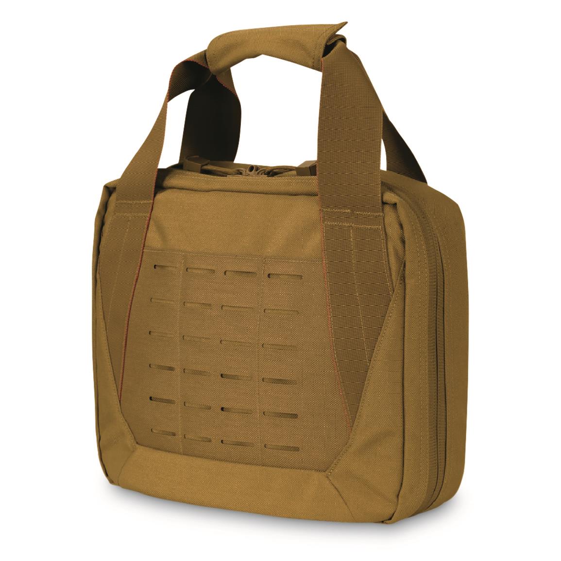 Exterior laser-cut MOLLE-compatible panel, Coyote Brown