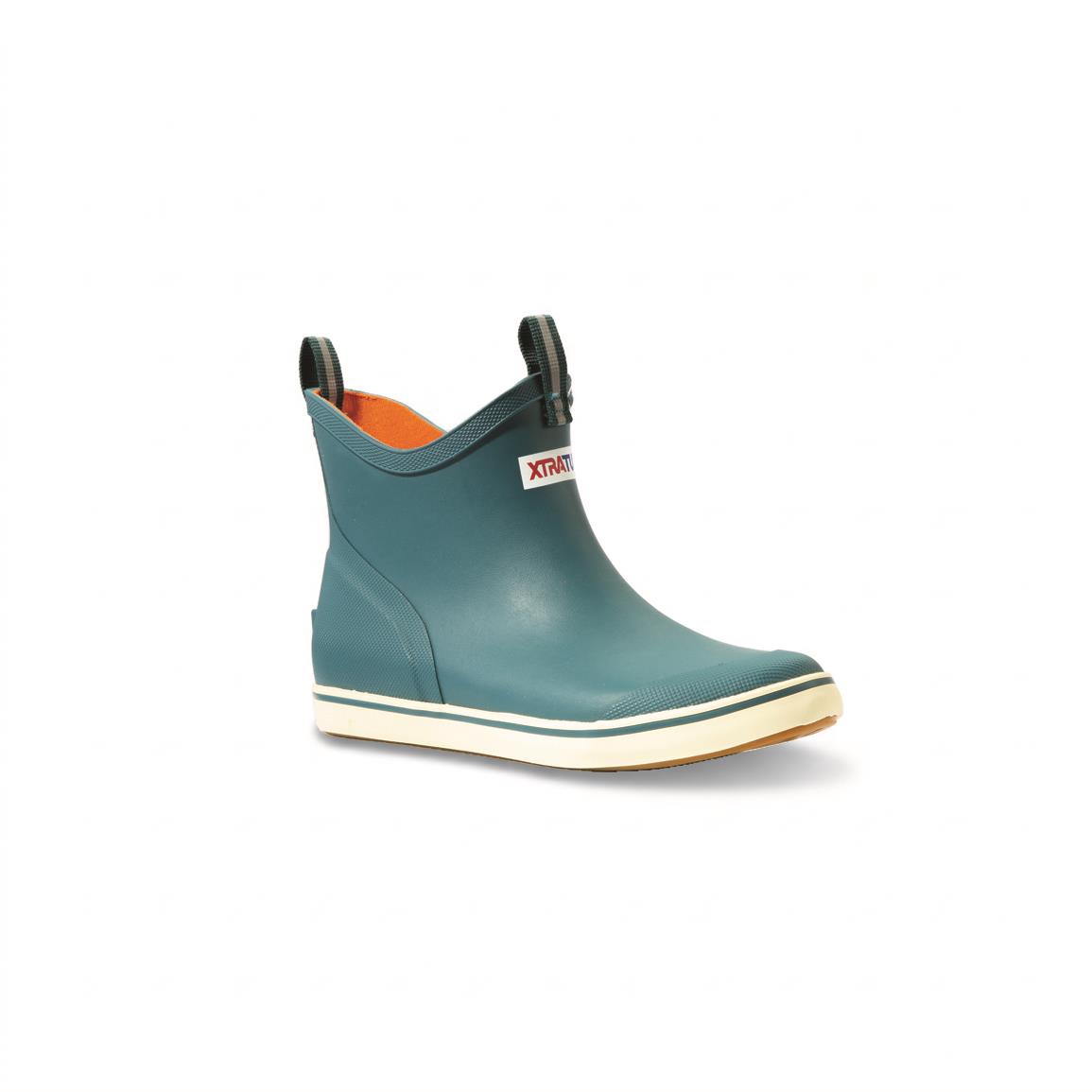 XtraTuf Youth Ankle Deck Boots, Size 5, Transformative Teal