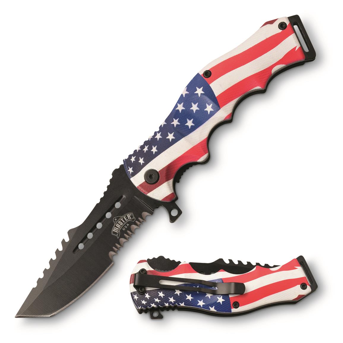 Master USA Spring Assisted Folding Knife