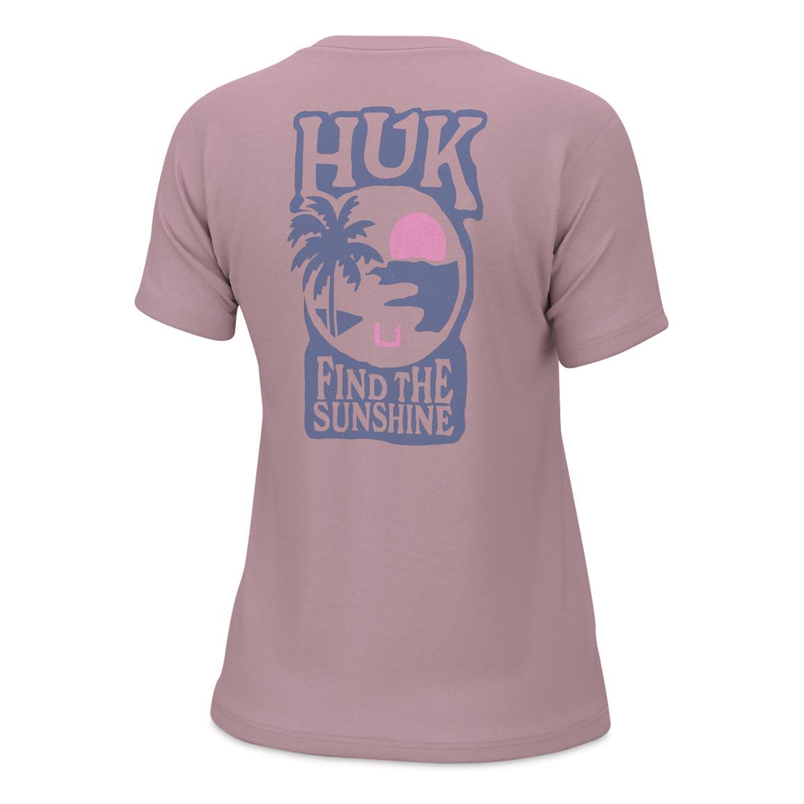 Huk Women's Find the Sun Tee, Winsome Orchid