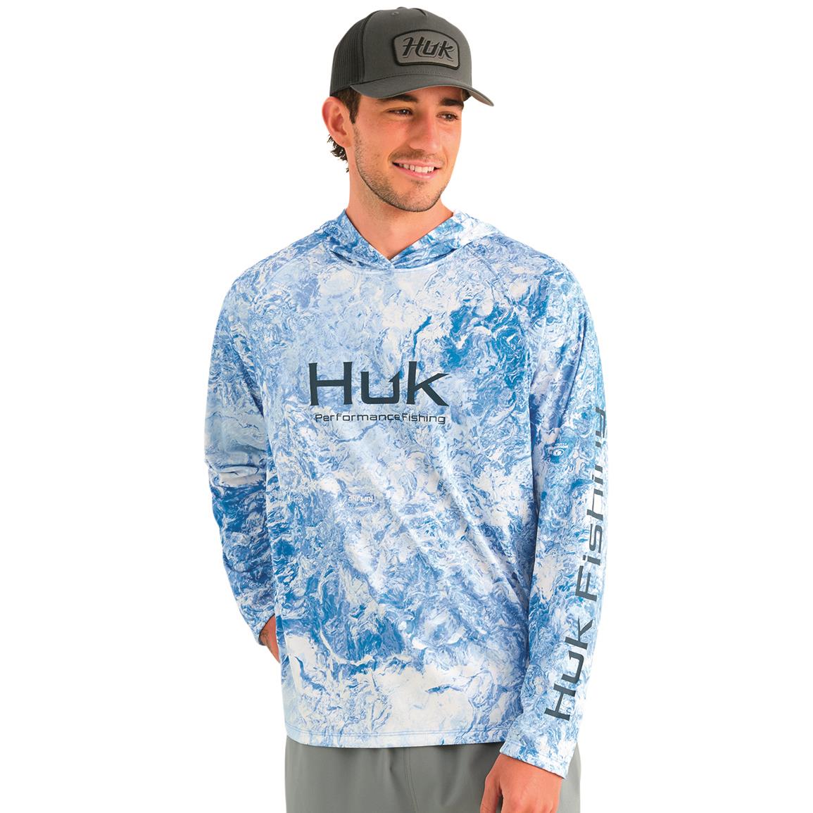 HUK Mossy Oak Pursuit Performance Hoodie - Mossy Oak Regatta M