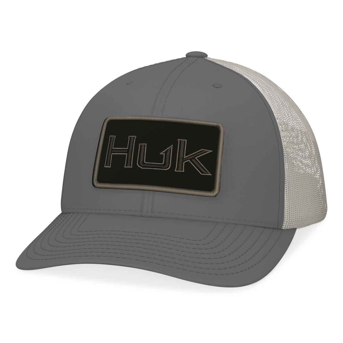 Huk Bold Patch Trucker Hat, Night Owl