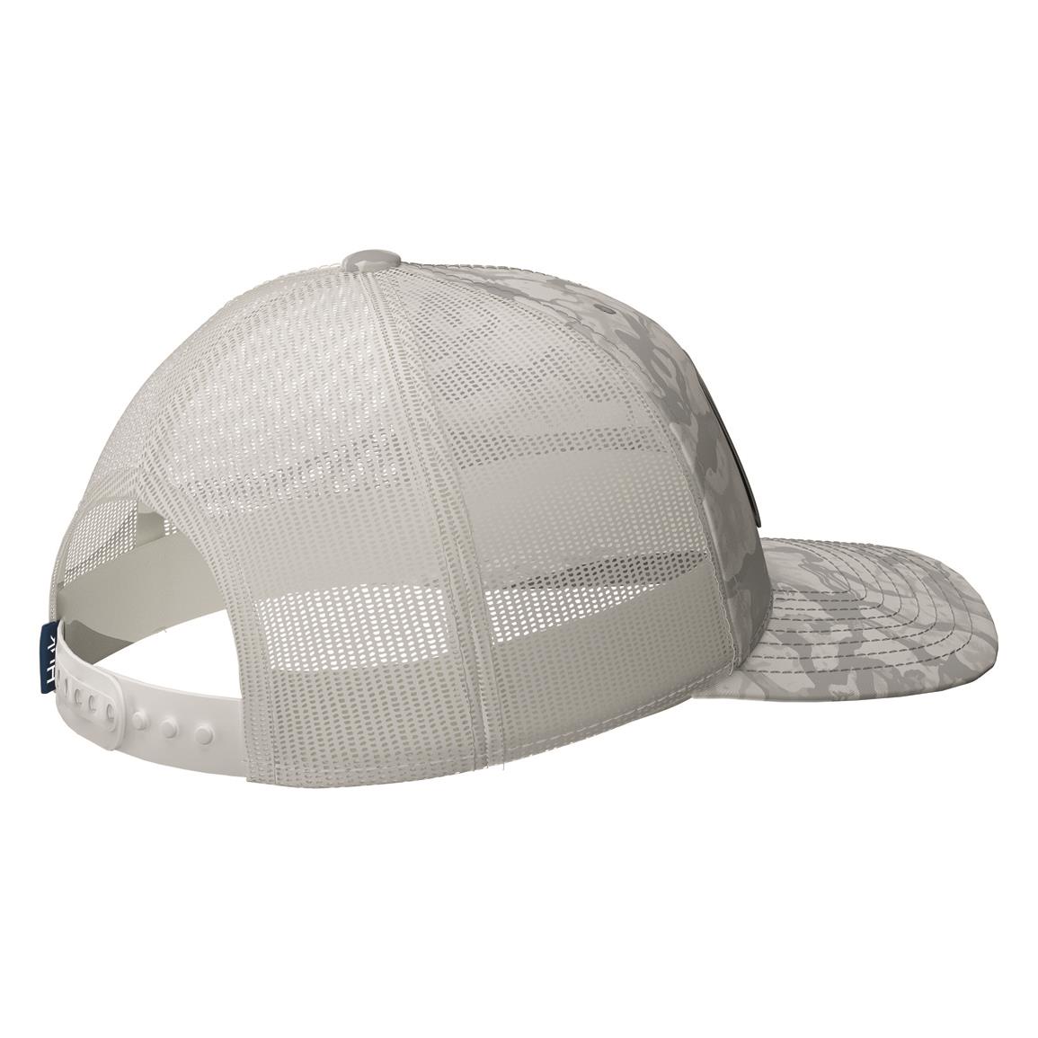 Huk Inside Reef Camo Trucker Hat - Men's Hats in Harbor Mist