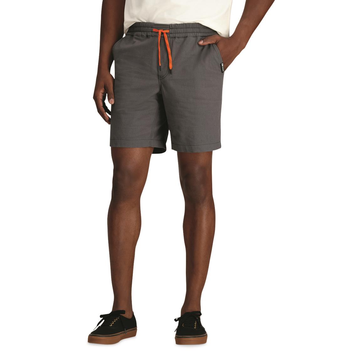 Outdoor Research Men's Canvas Shorts, 8" inseam, Storm