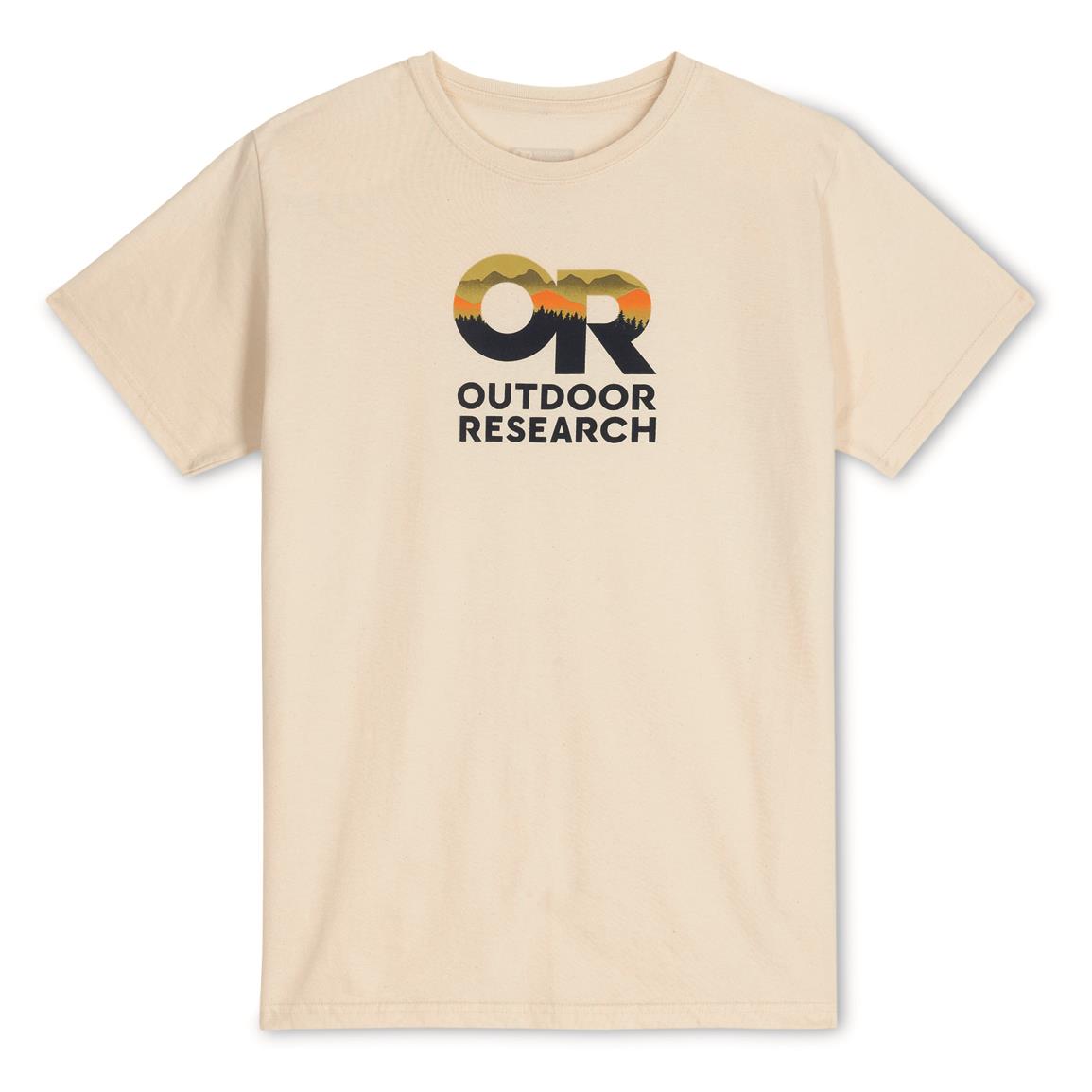 Outdoor Research Landscape Logo T-Shirt, Lemon