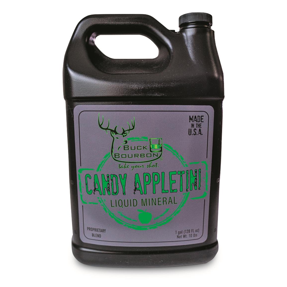Buck Bourbon Candy Appletini Liquid Deer Mineral