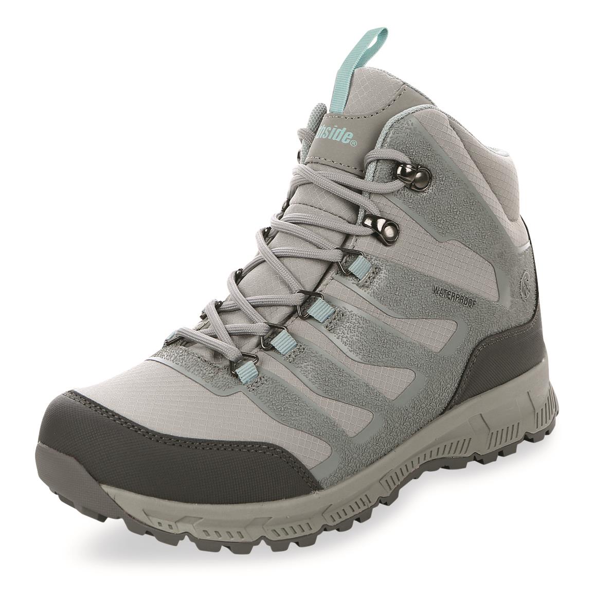 Northside Women's Hargrove Mid Waterproof Hiking Boots, Gray/Aqua