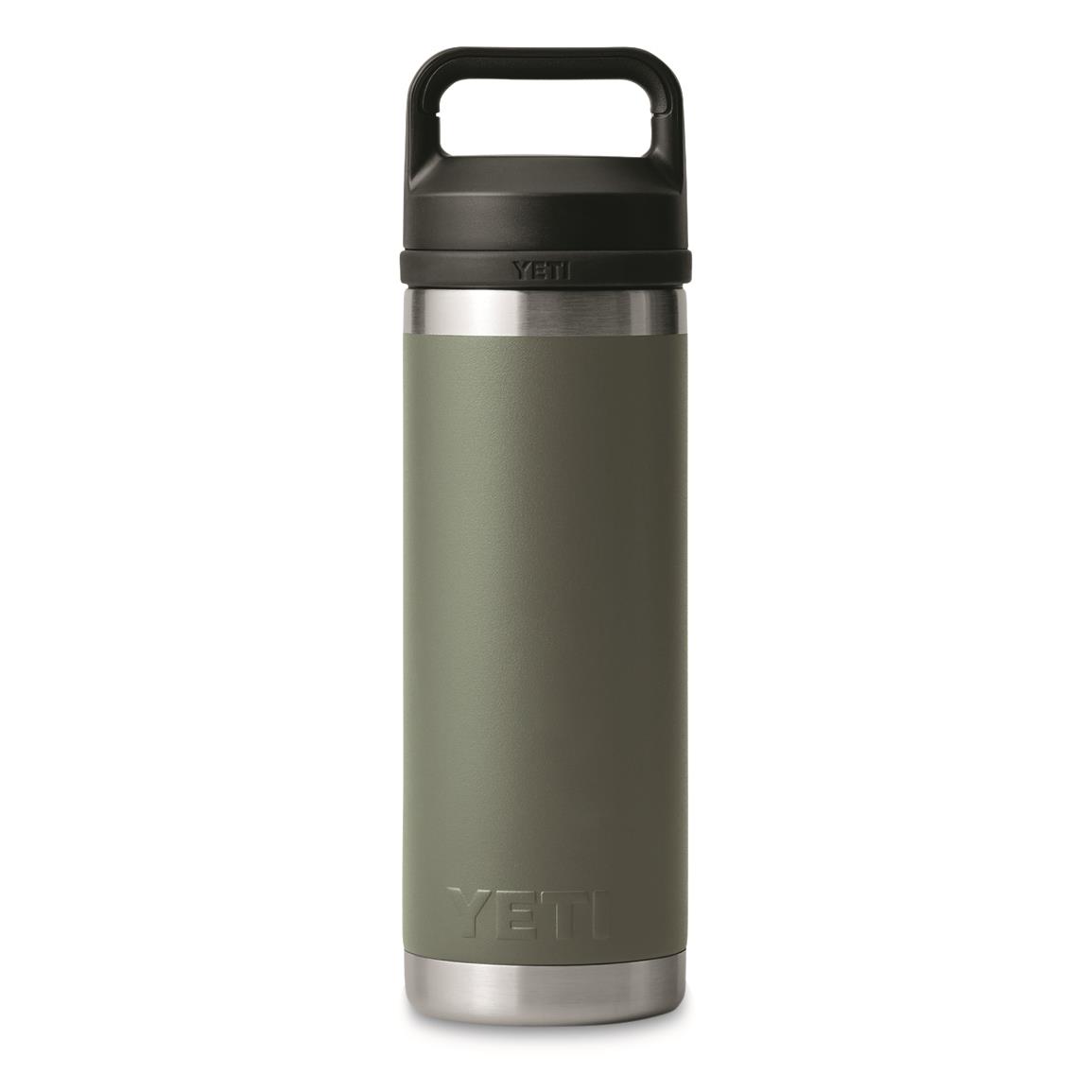 YETI Rambler 18-oz. Bottle with Chug Cap, Camp Green