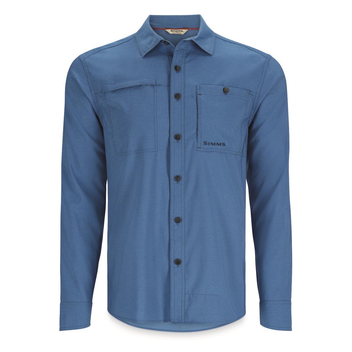 Simms Challenger Long-sleeve Button-up Shirt, Nightfall