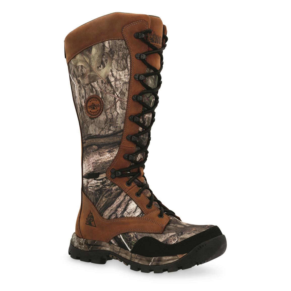 Rocky Men's Lynx 16" Waterproof Snake Boots, Mossy Oak® Country DNA™