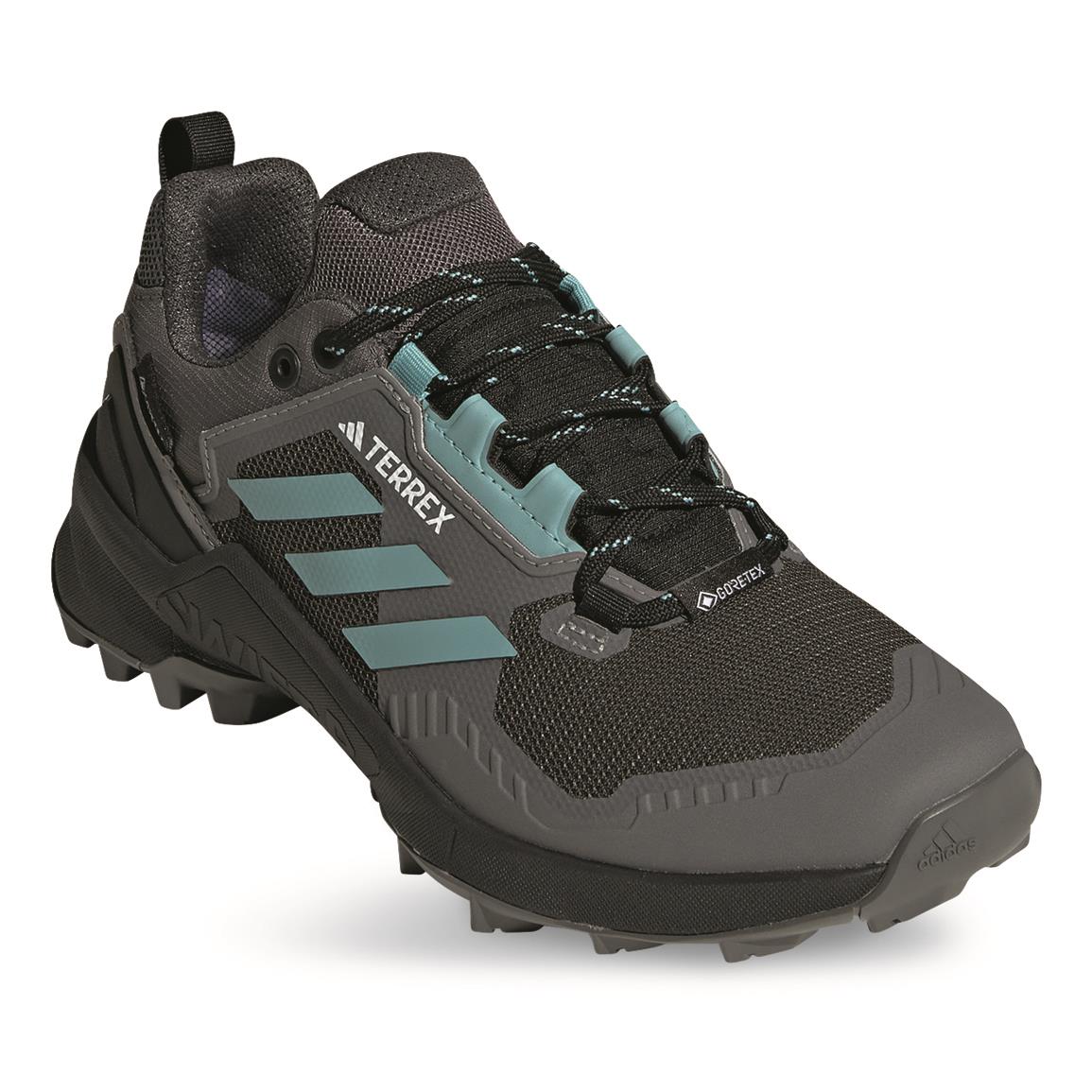 Adidas Women's Terrex Swift R3 GORE-TEX Waterproof Hiking Shoes, Grey Five/mint Ton/core Black