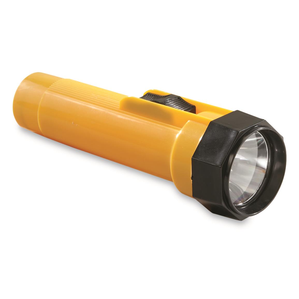 U.S. Municipal Surplus LED Flashlight, 2 Pack, New