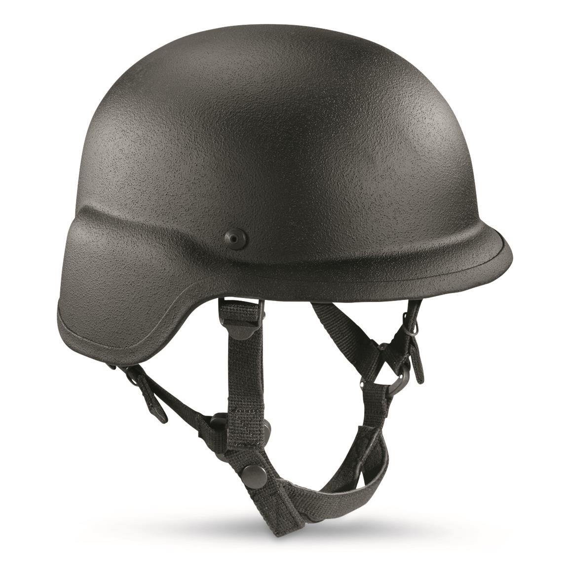 U.S. Police Surplus PASGT / PST SC 650 Ballistic Helmet, New, Black