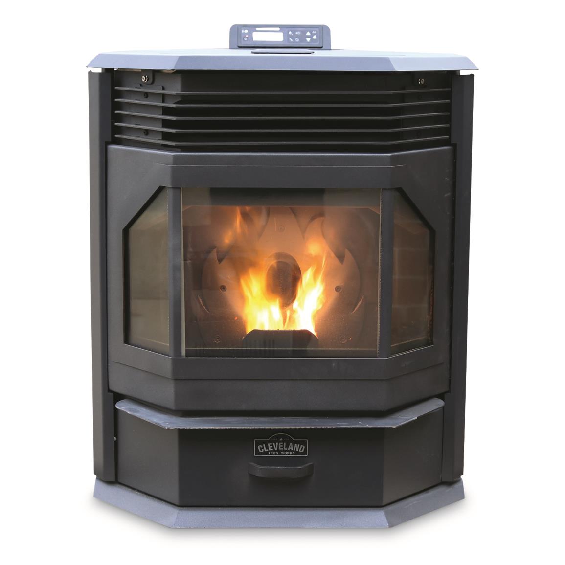 Cleveland Iron Works No. 210 Bay Front Pellet Stove