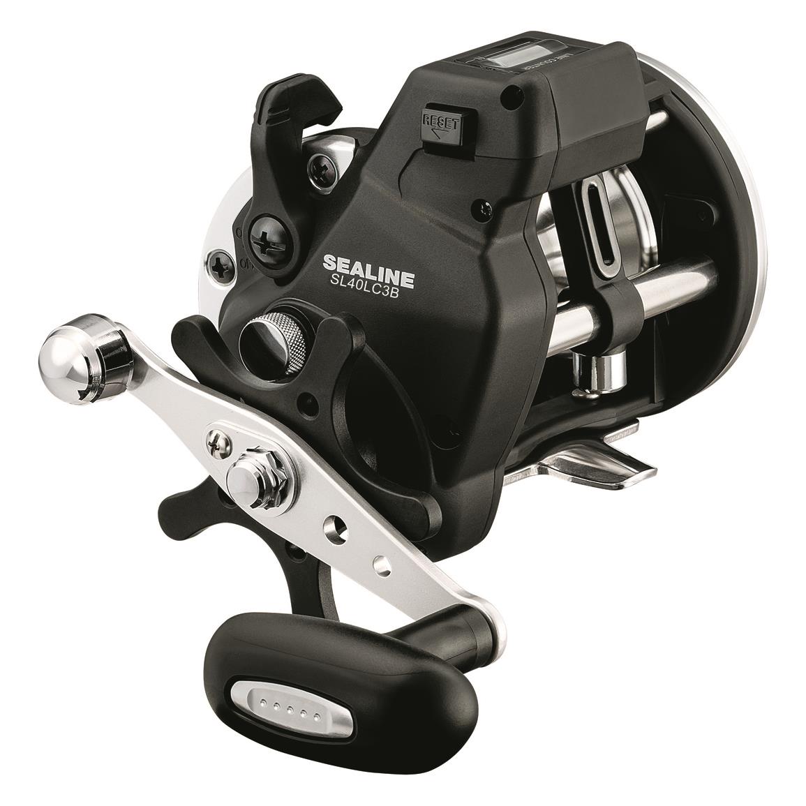 Daiwa Sealine SL-3 Line Counter Reel with Dual Knob Paddle Handle, Size 20, 4.2:1, Right Hand
