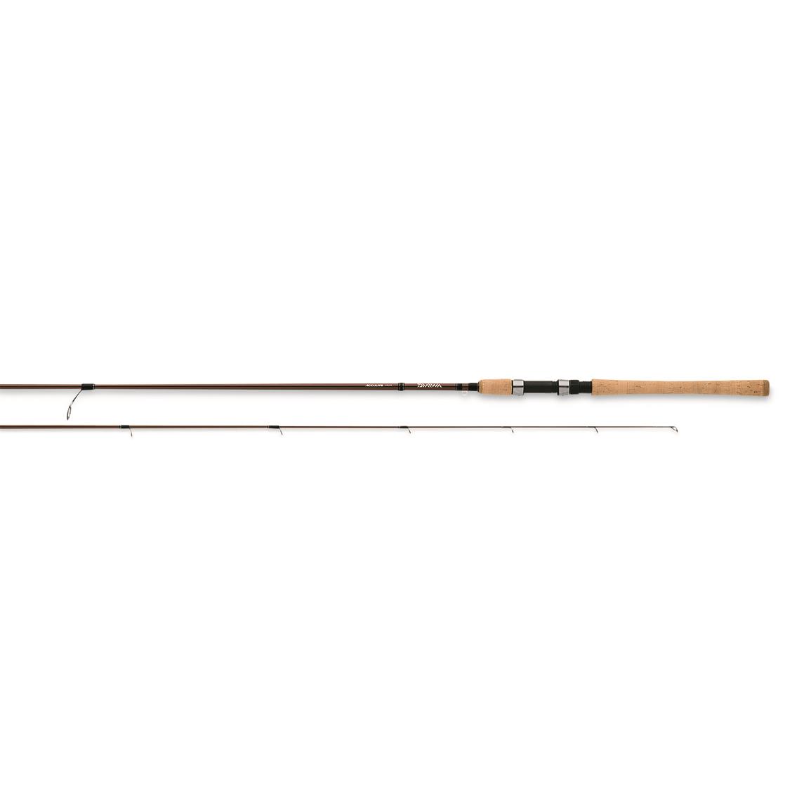 Daiwa Acculite Salmon/Trout/Steelhead Spinning Rod, 9'6" Length, Light Power, Slow Action, 2 Pieces