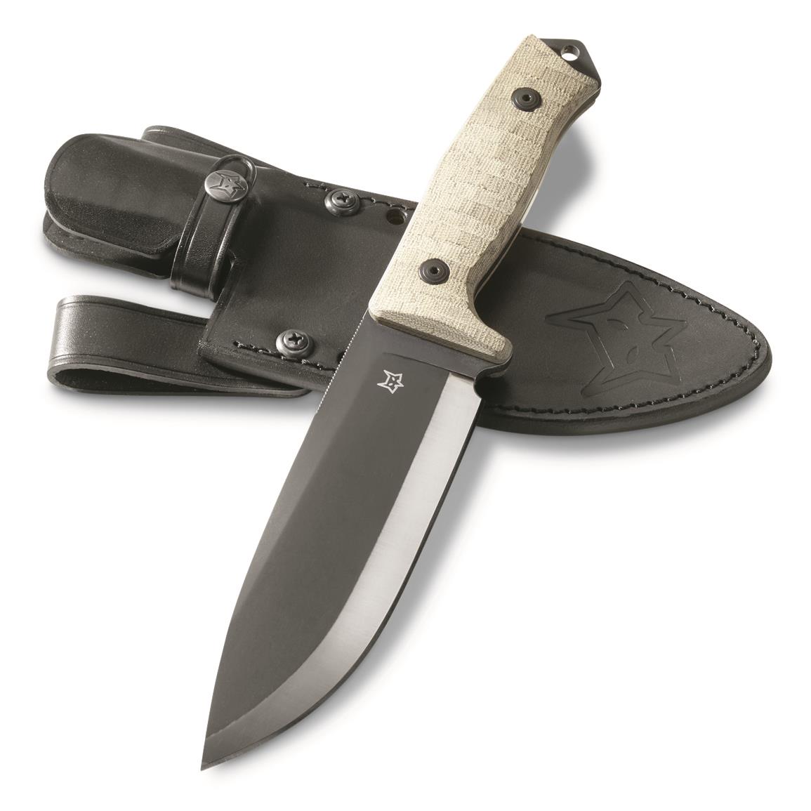 Fox Knives Bushman FX-609 OD Fixed Knife, Olive Drab
