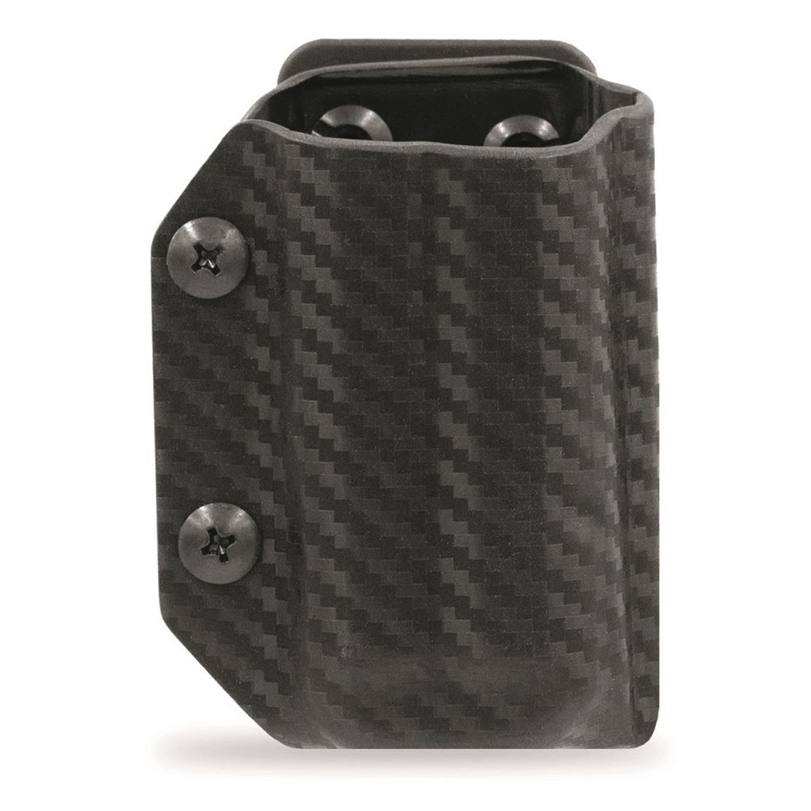 Clip & Carry Kydex Sheath for Leatherman Wave/Wave+, Carbon Fiber Black