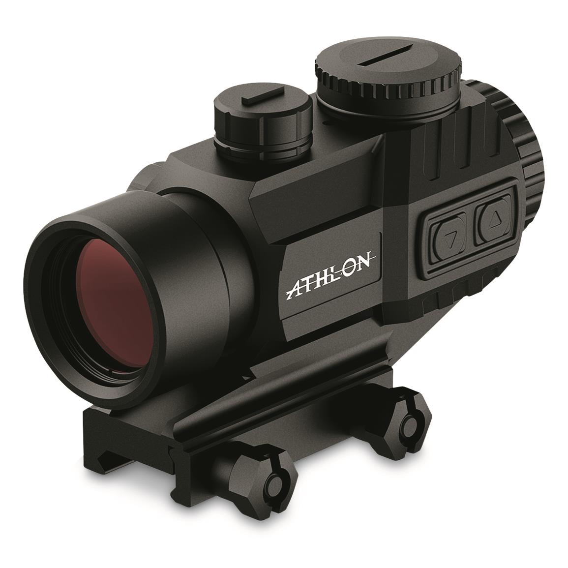 Athlon Midas TSP3 3x Prism Red Dot Sight, Red/Green Illuminated Reticle