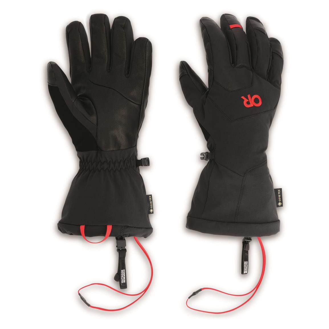 Outdoor Research Arete II Waterproof Gloves, GORE-TEX, Black