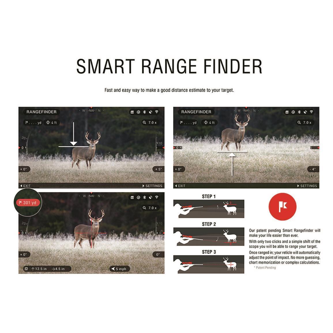 Smart rangefinding