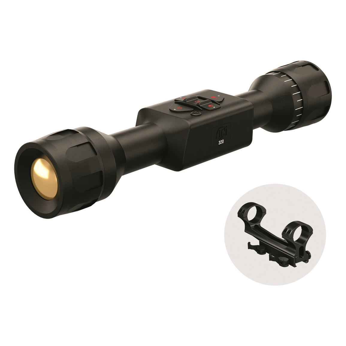 ATN ThOR LT 320 4-8x Thermal Rifle Scope with Dual Ring Cantilever Mount