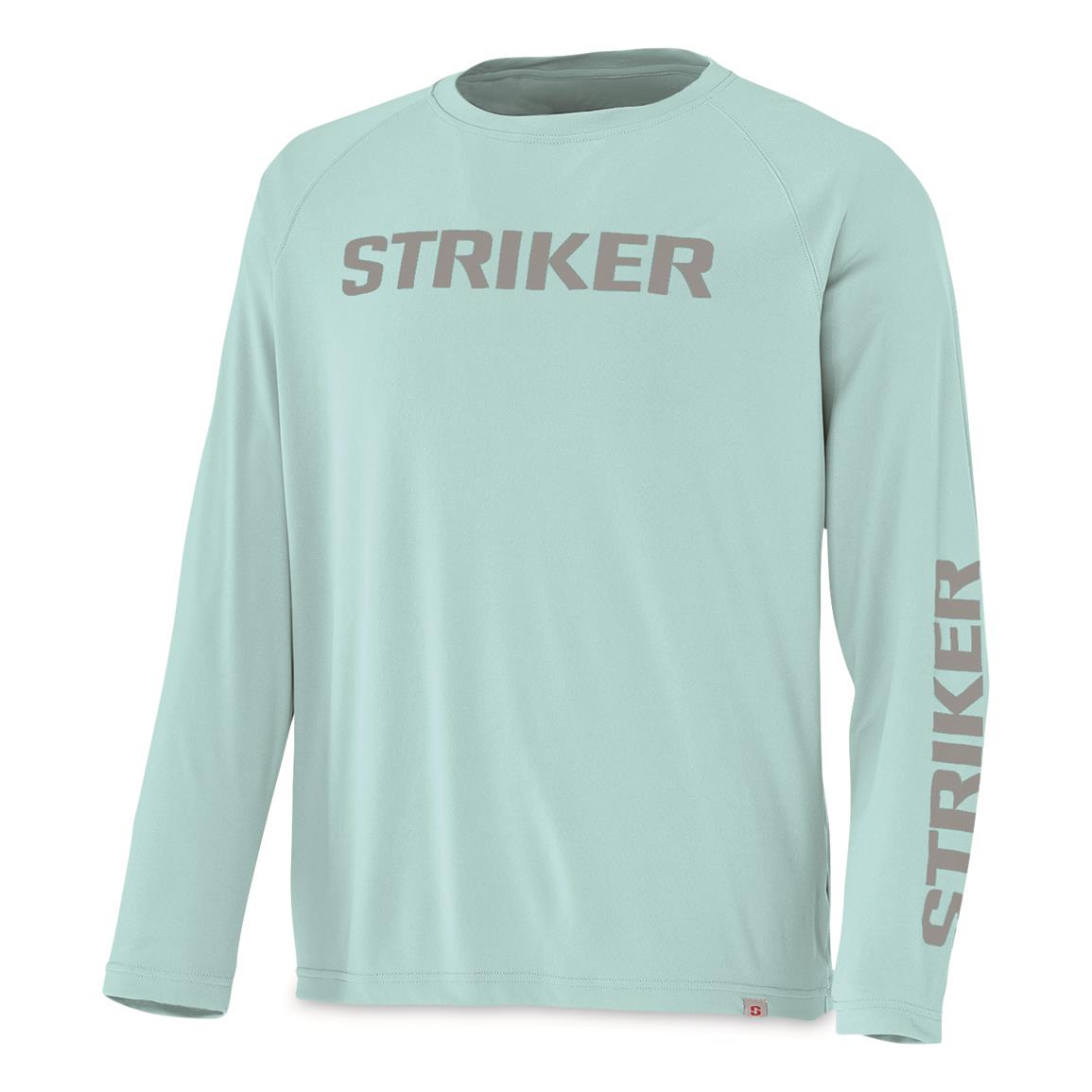 Striker Men's Swagger UPF Long Sleeve Shirt, Glacier
