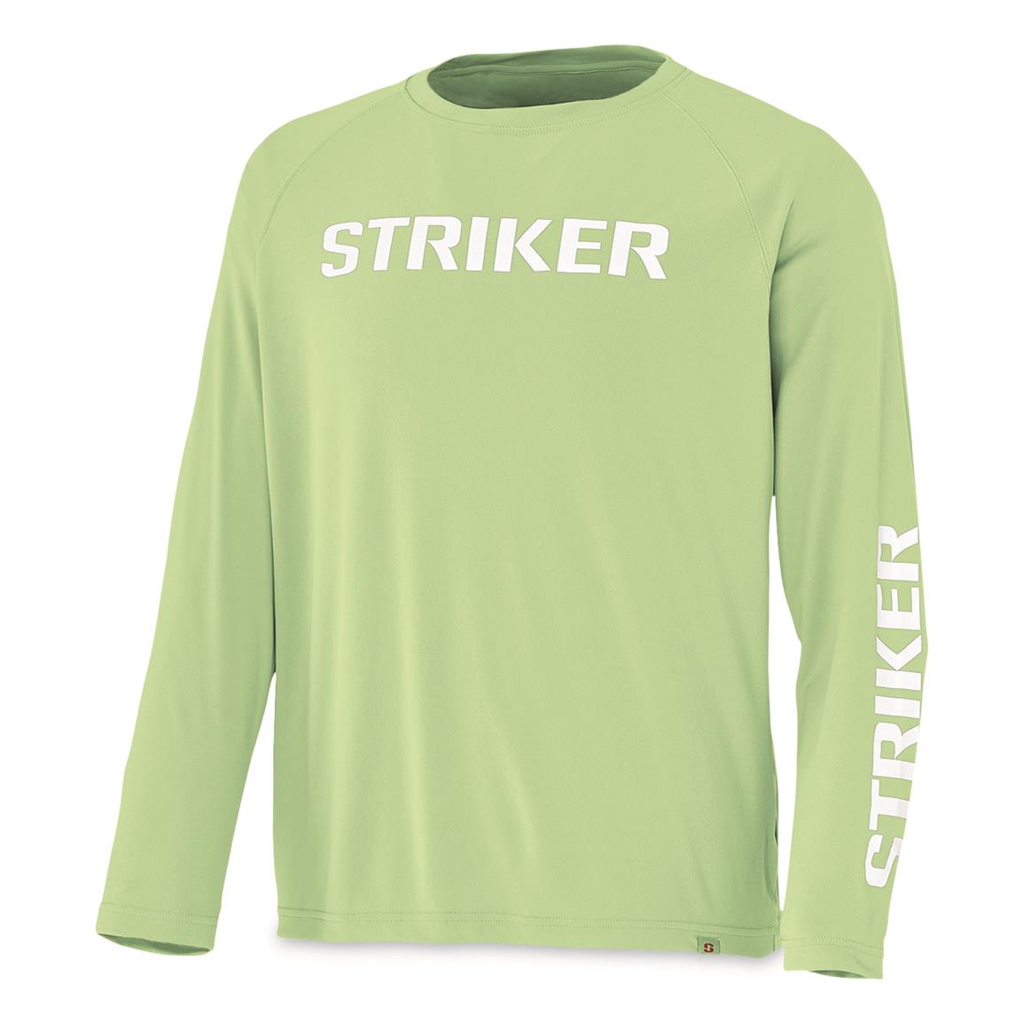 Striker Men's Swagger UPF Long Sleeve Shirt, Mean Green