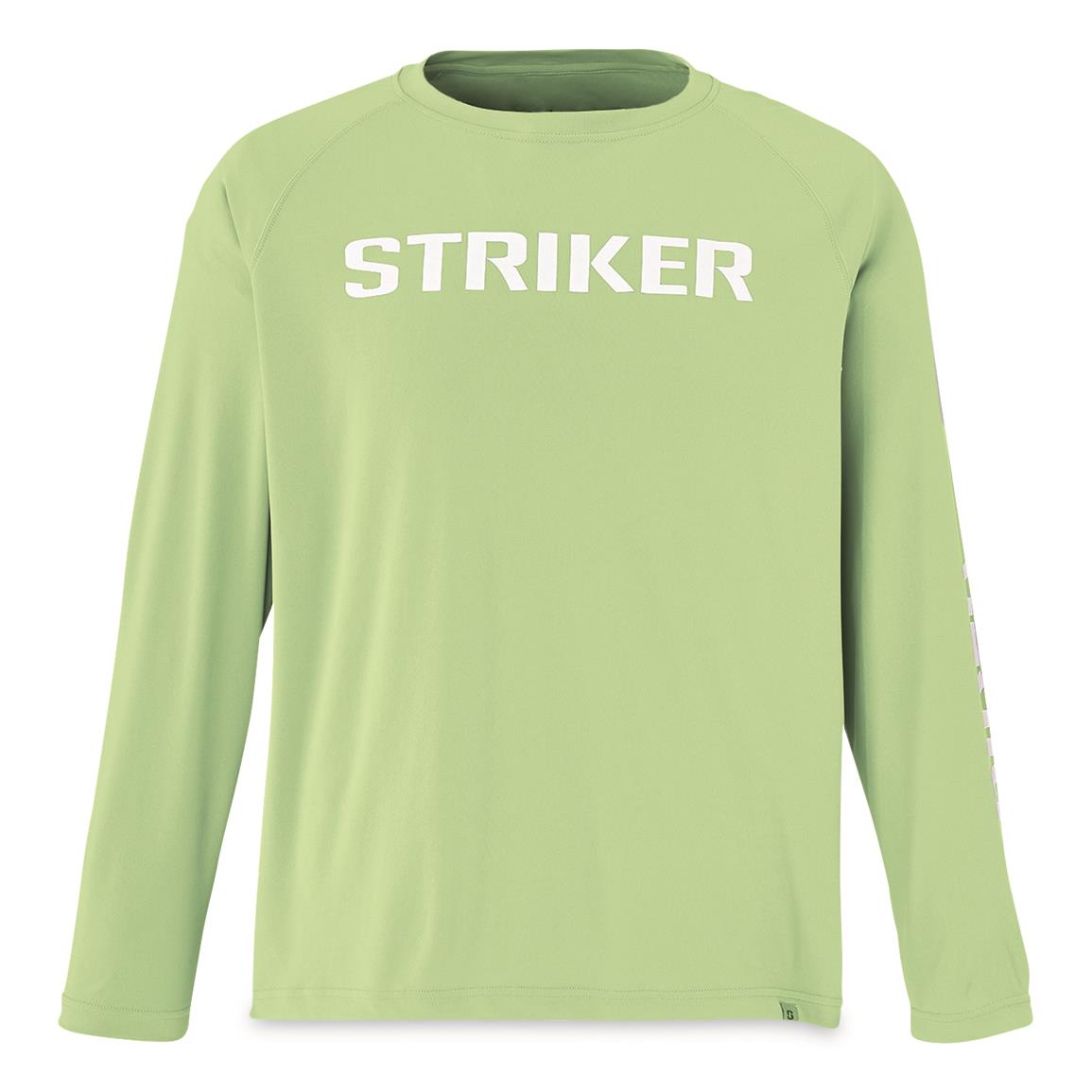 Striker Men's Swagger UPF Long Sleeve Shirt, Mean Green