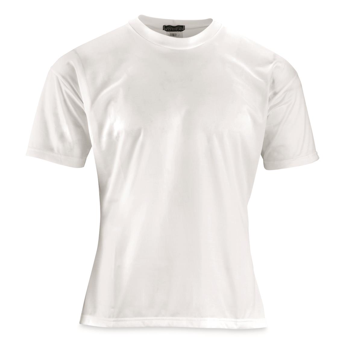 U.S. Police Surplus Mocean Crew Neck T-shirt, New, White