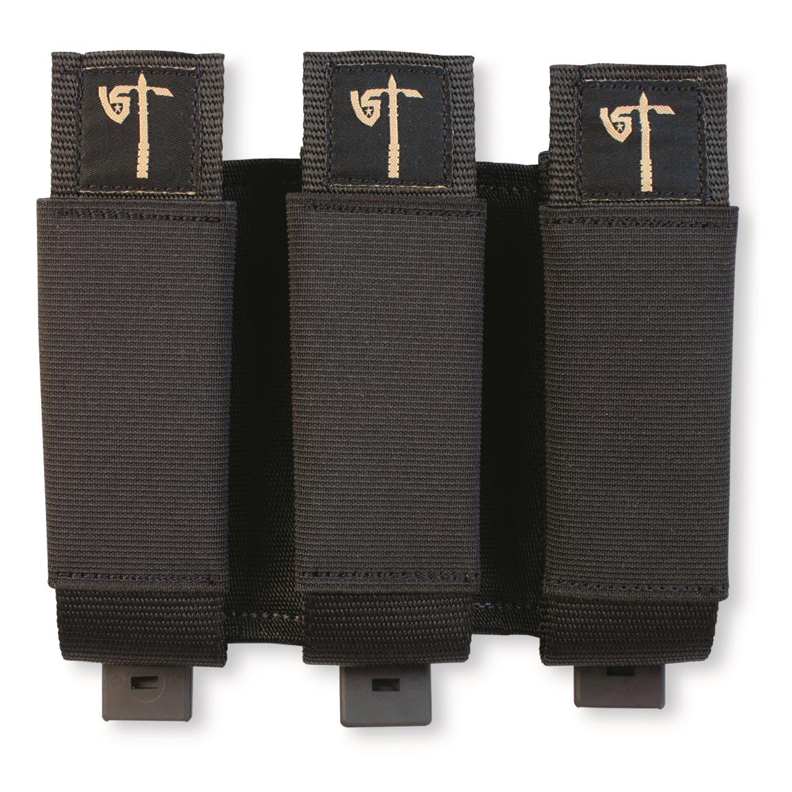 United States Tactical Triple Mag Pouch, Black