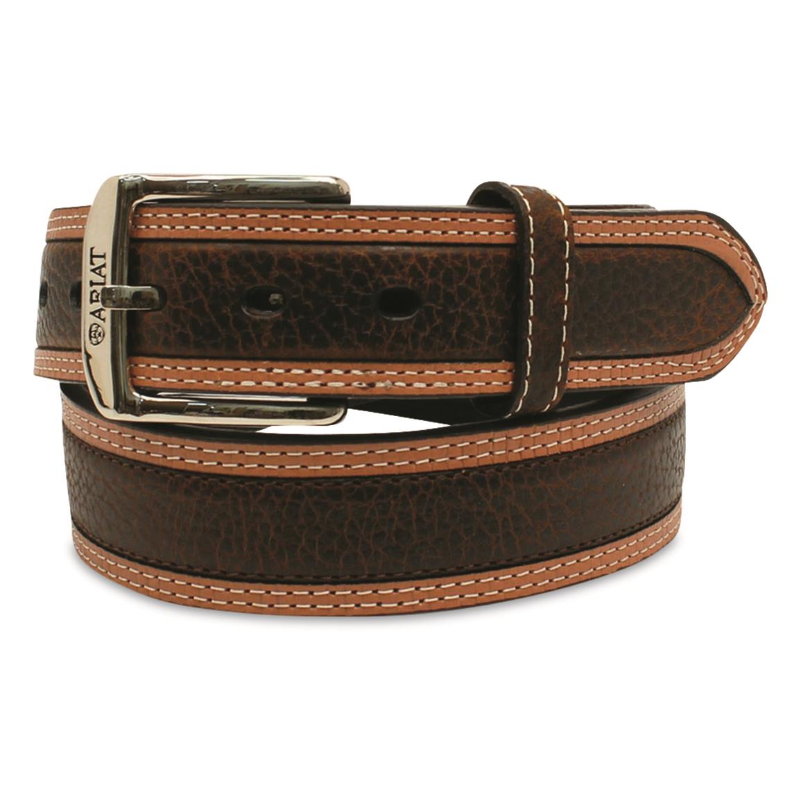 Ariat Diesel Belt, 1.5", Brown Oiled Rowdy